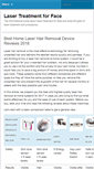 Mobile Screenshot of lasertreatmentforface.com